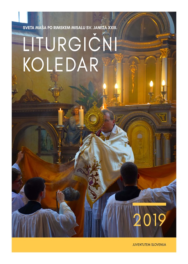 Liturgični koledarji 2019